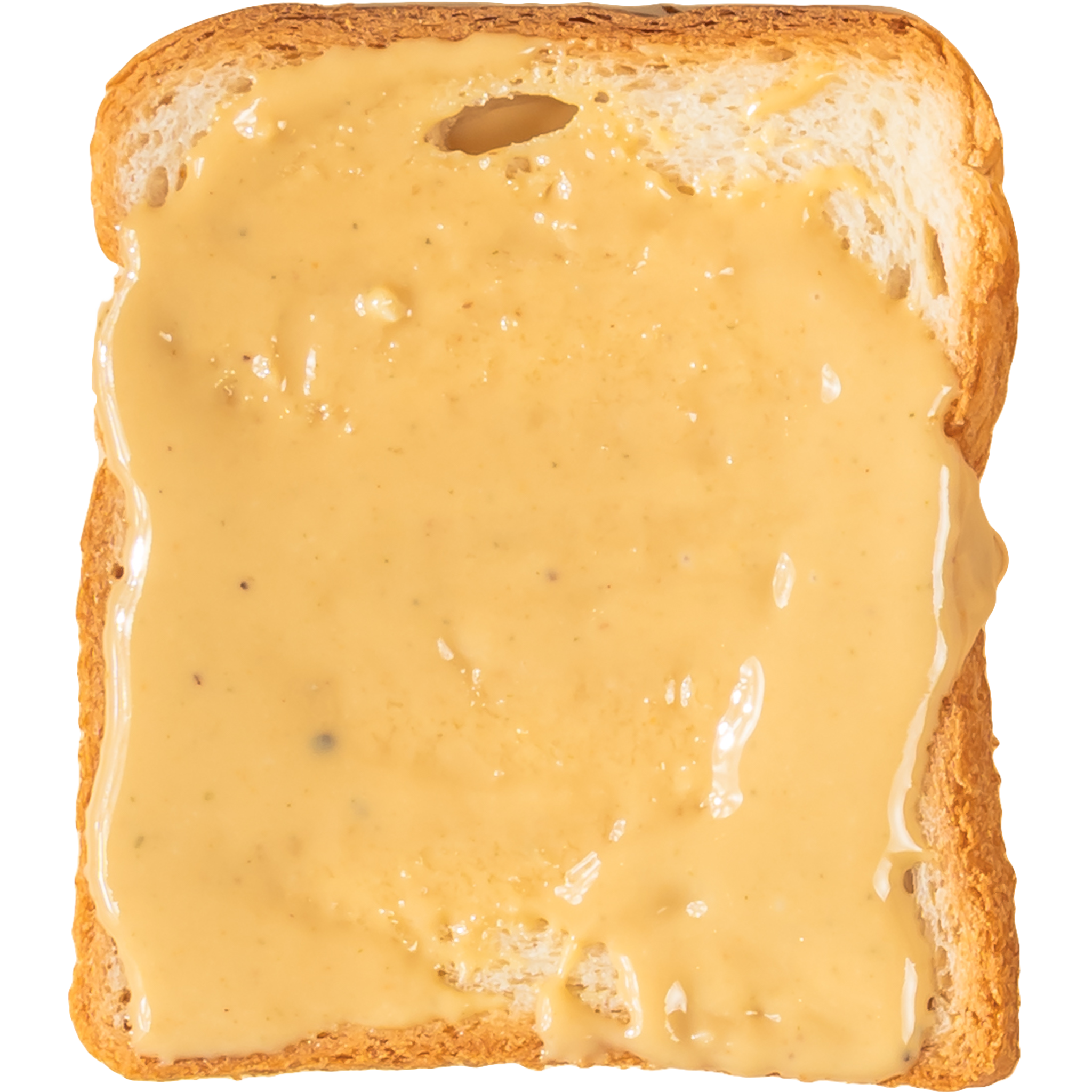 Toast spread with All Almonds almond butter