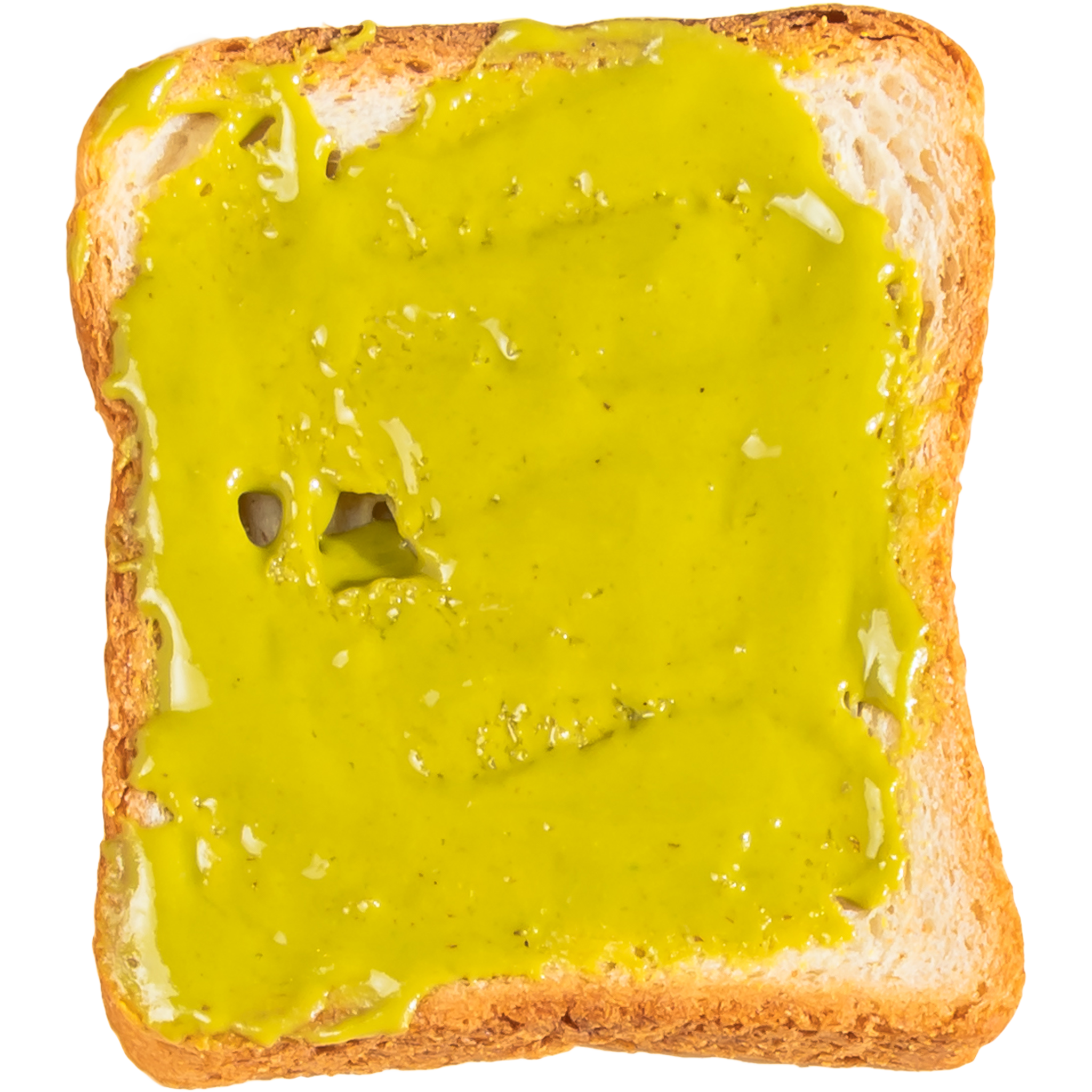 Hand drizzling Pure Pistachio over ice cream