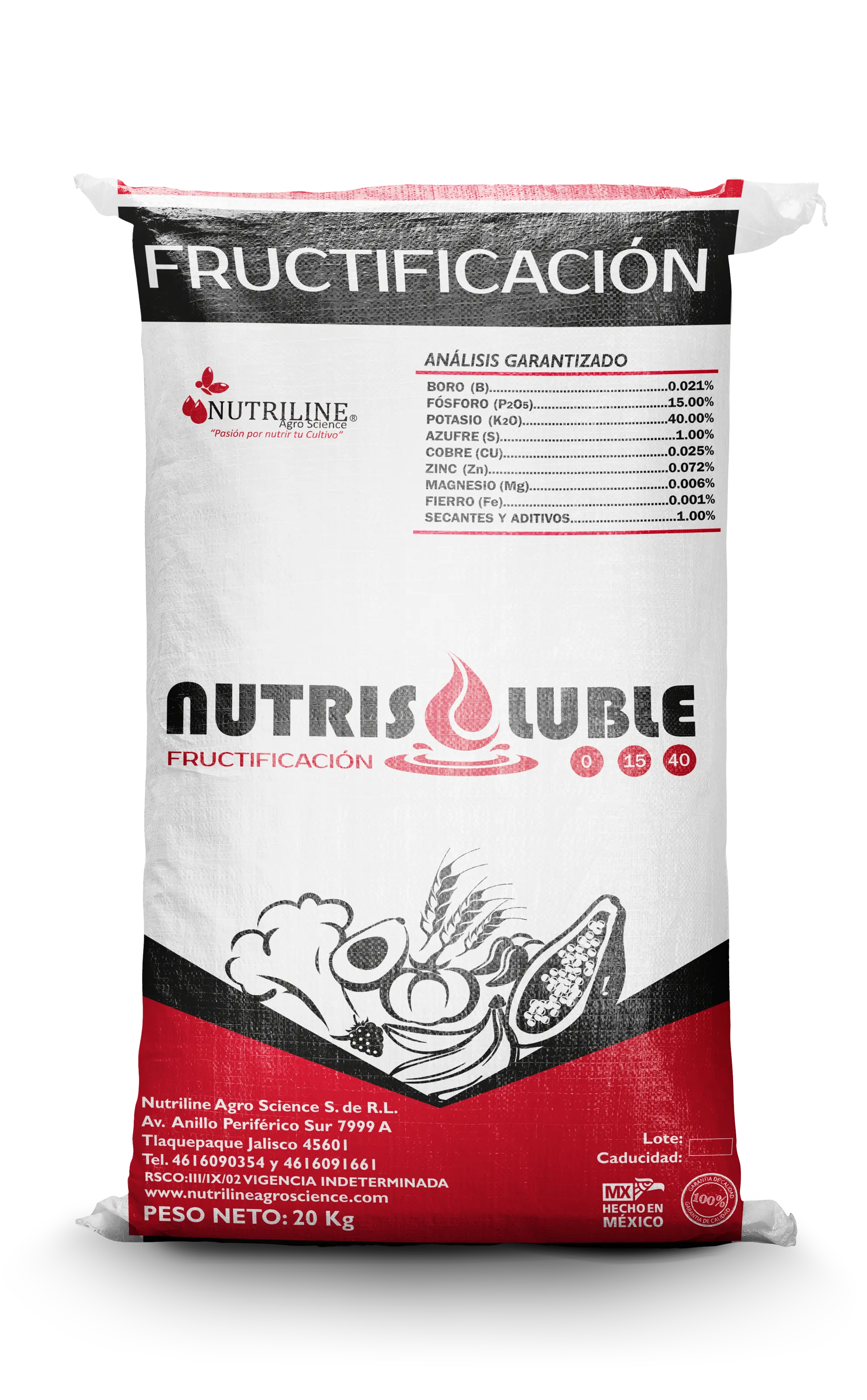 NUTRISOLUBLE FRUCTIFICACIÓN