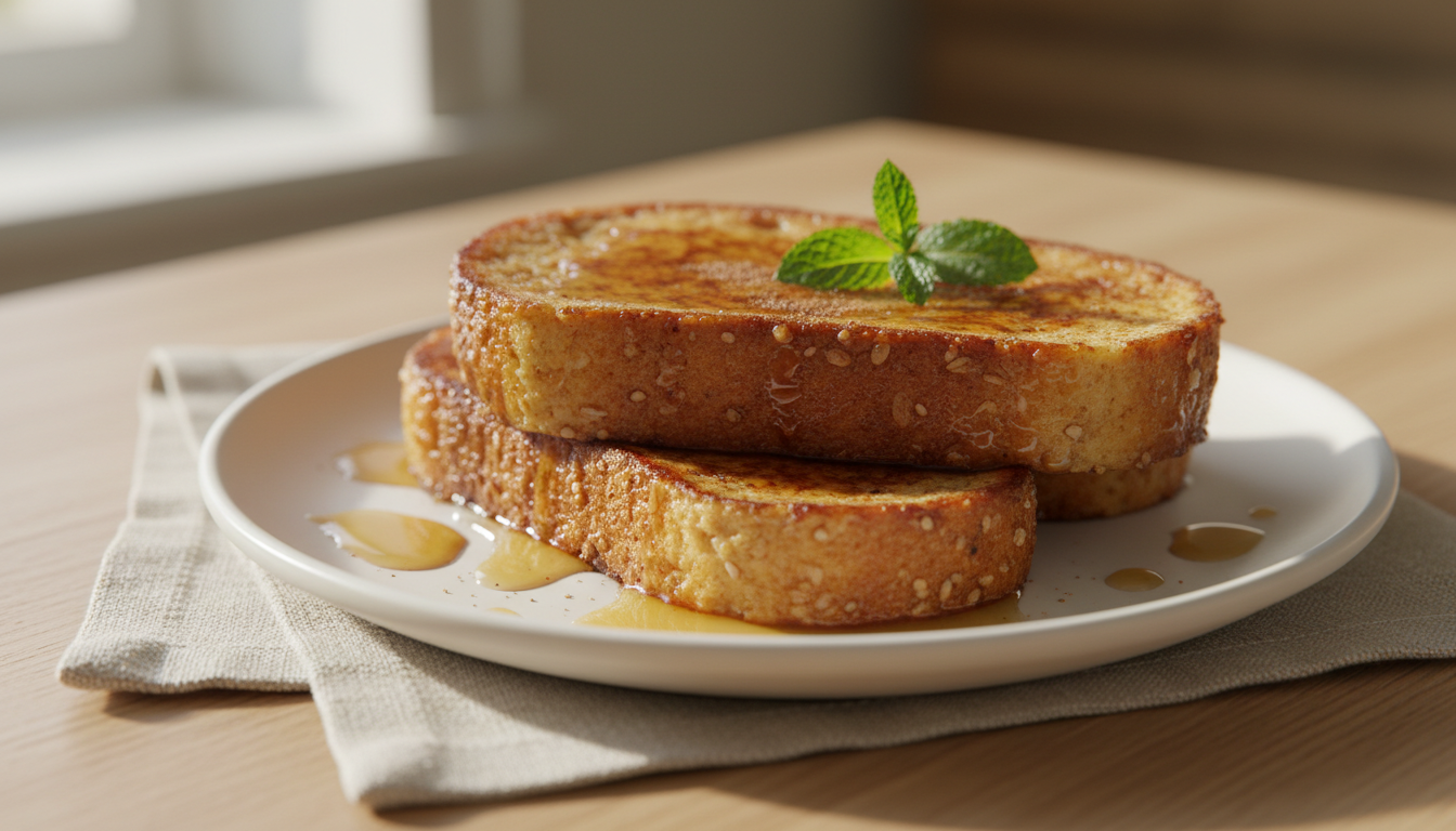 Healthier Whole Grain French Toast