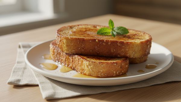 Healthier Whole Grain French Toast