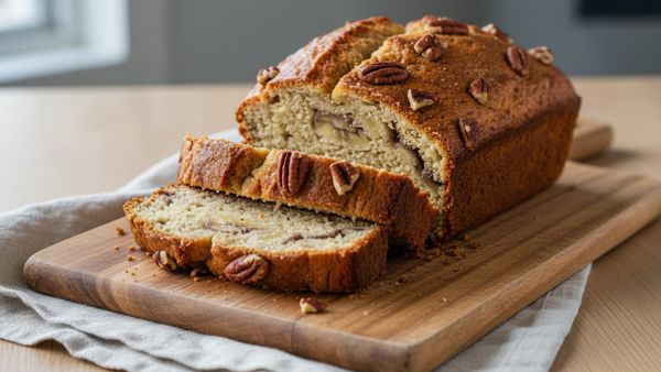 Wholesome Pecan Banana Bread