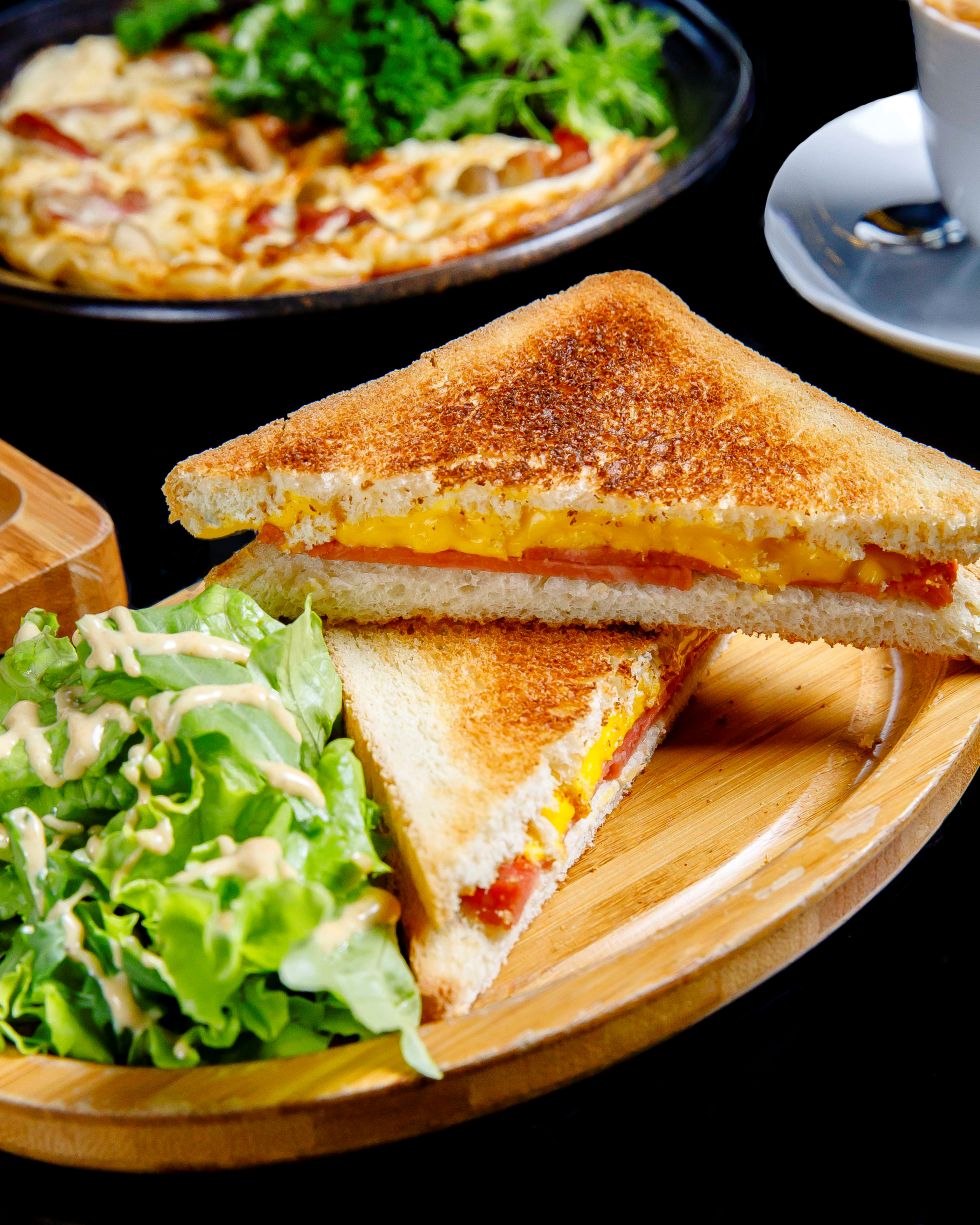 Chili Corn Cheese Toast