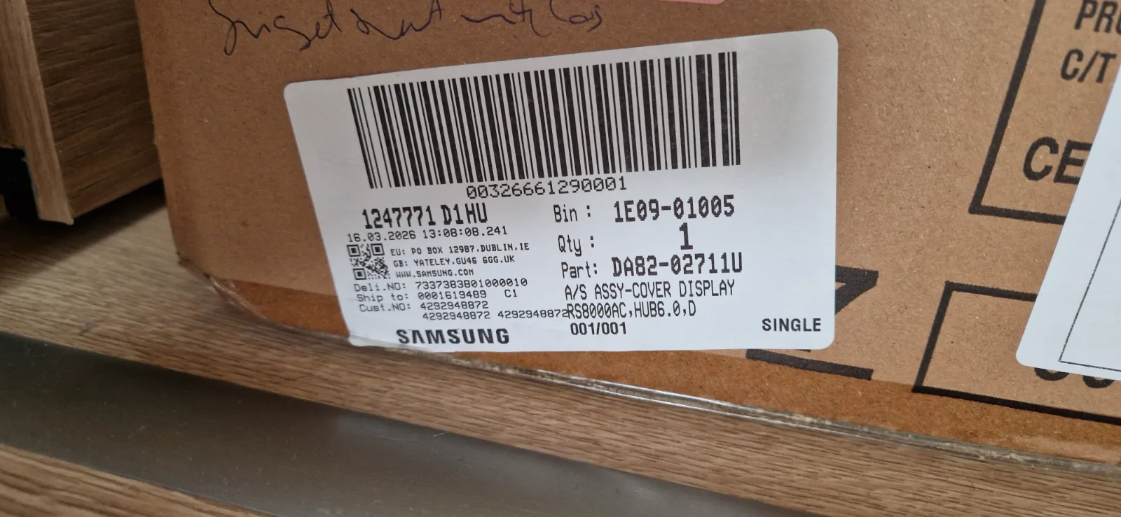 Eredeti Samsung Family Hub 6.0 kijelző (DA82-02711U) 3