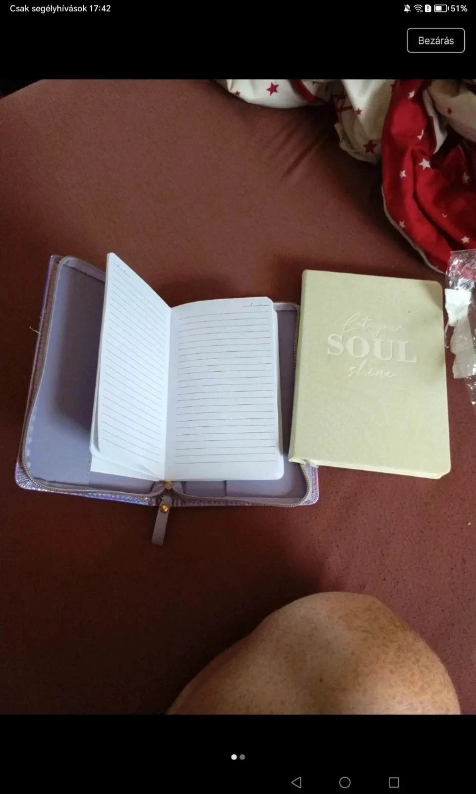 Notebook szett – soul shine naplóval és táskával 1