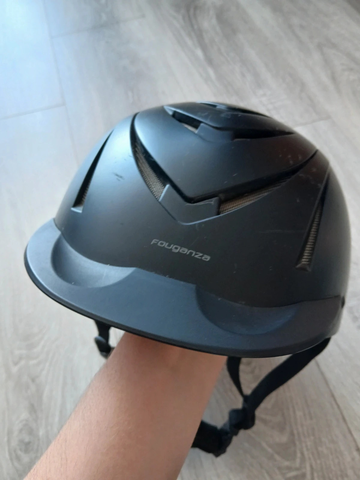 Fouganza fekete lovaglókobak M 55-59 cm 4