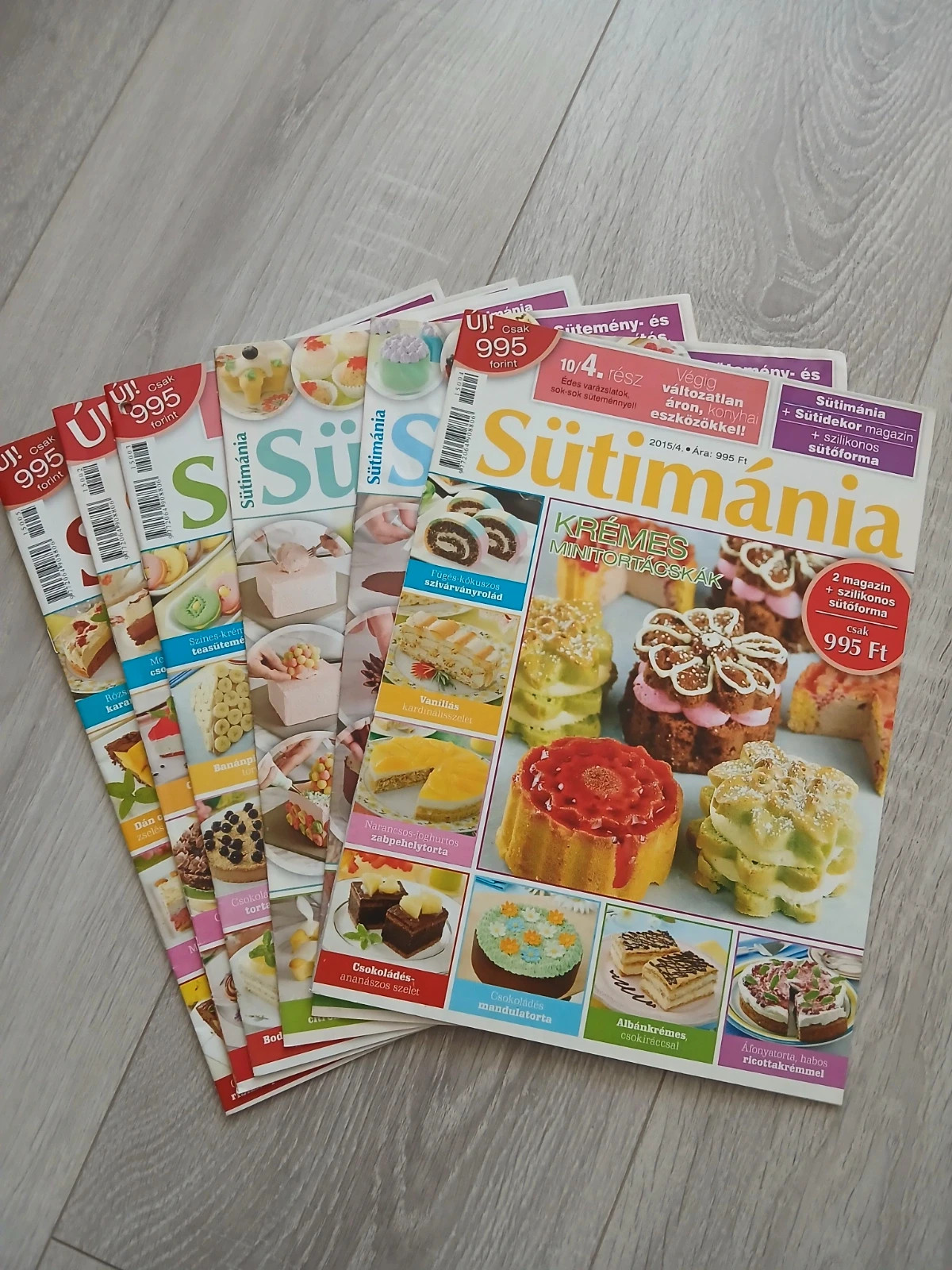 Sütimánia és sütidekor újságok 1