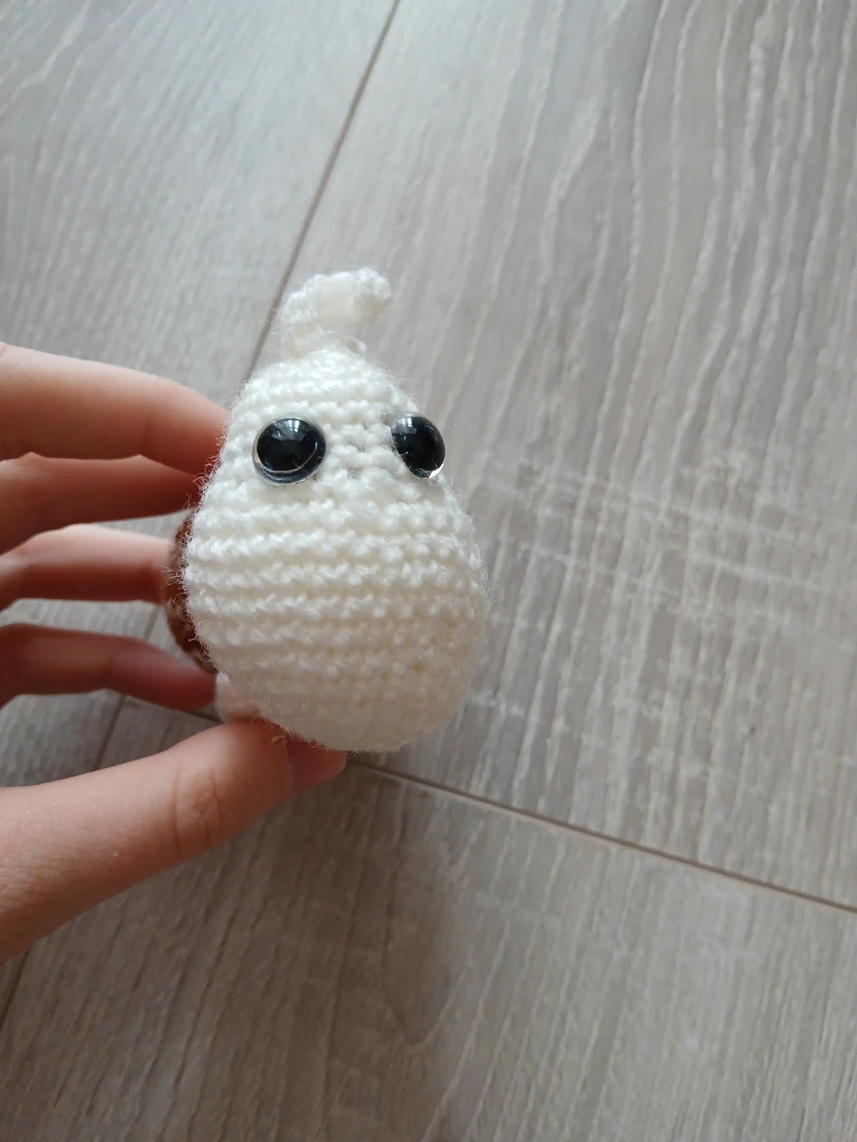 Horgolt kis csiga 4
