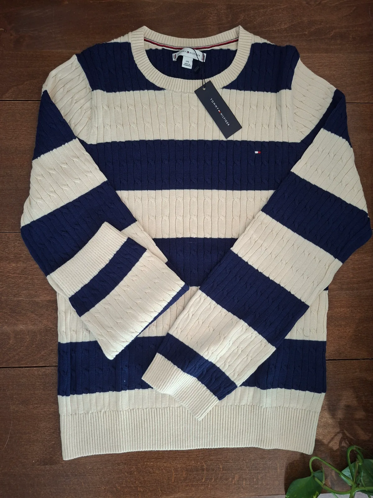 Tommy Hilfiger csavart-kötött pulóver 3