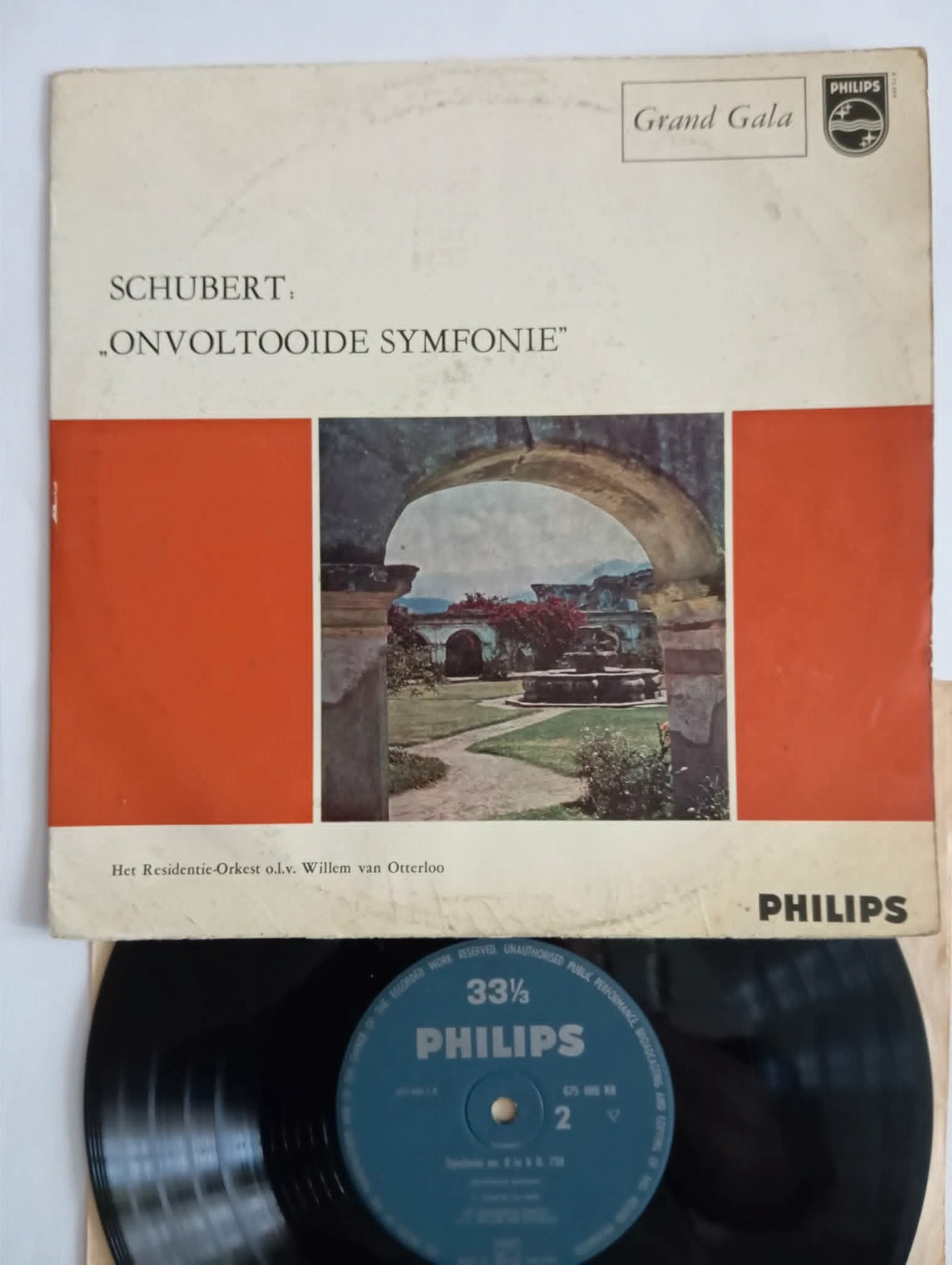 Schubert - Het Residentie-Orkest o.l.v. Willem Van Otterloo - Onvoltooide Symfonie (10" (11527) 1