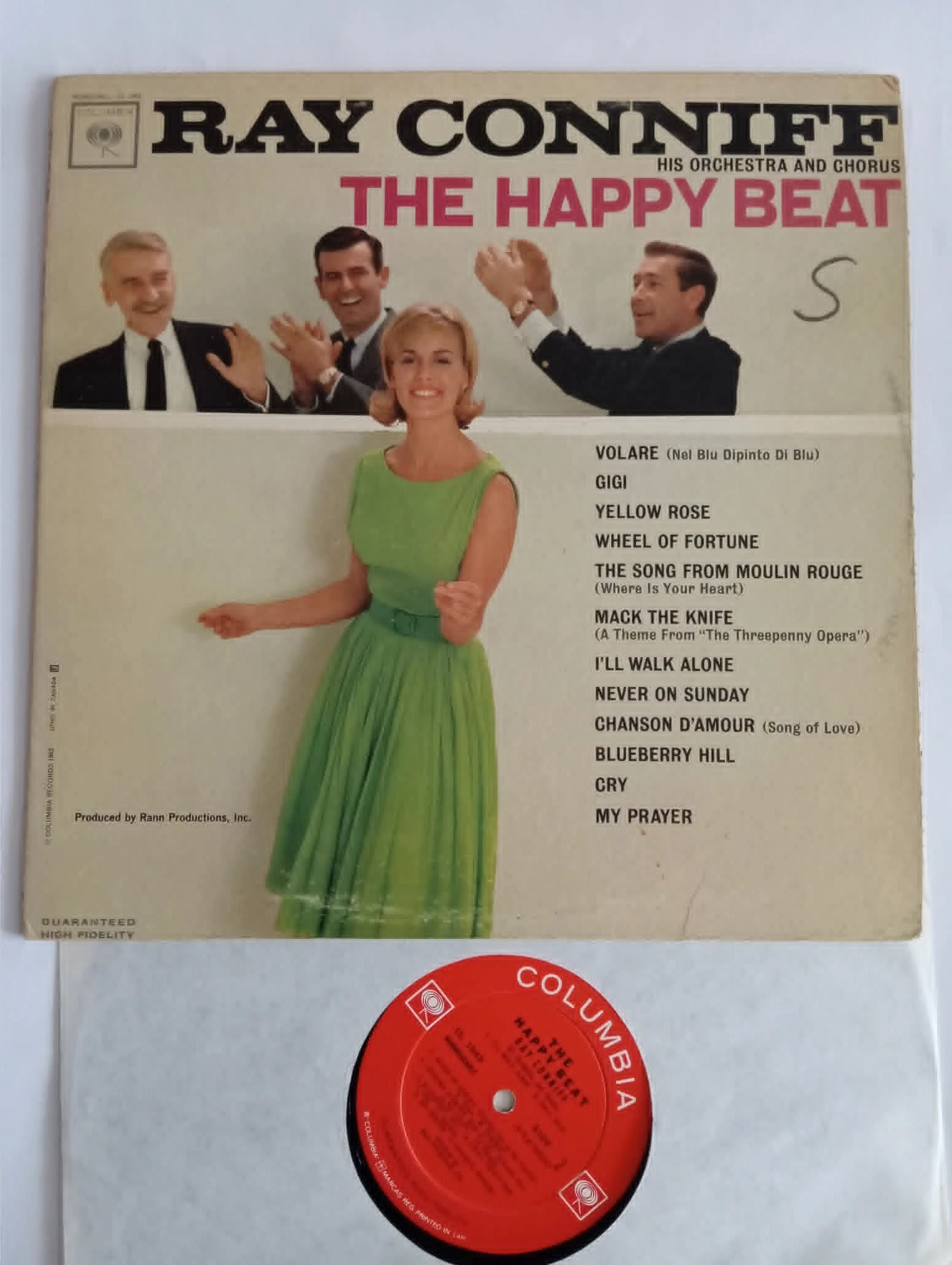 Ray Conniff His Orchestra And Chorus - The Happy Beat (LP, Album, Mono)(11527) 1