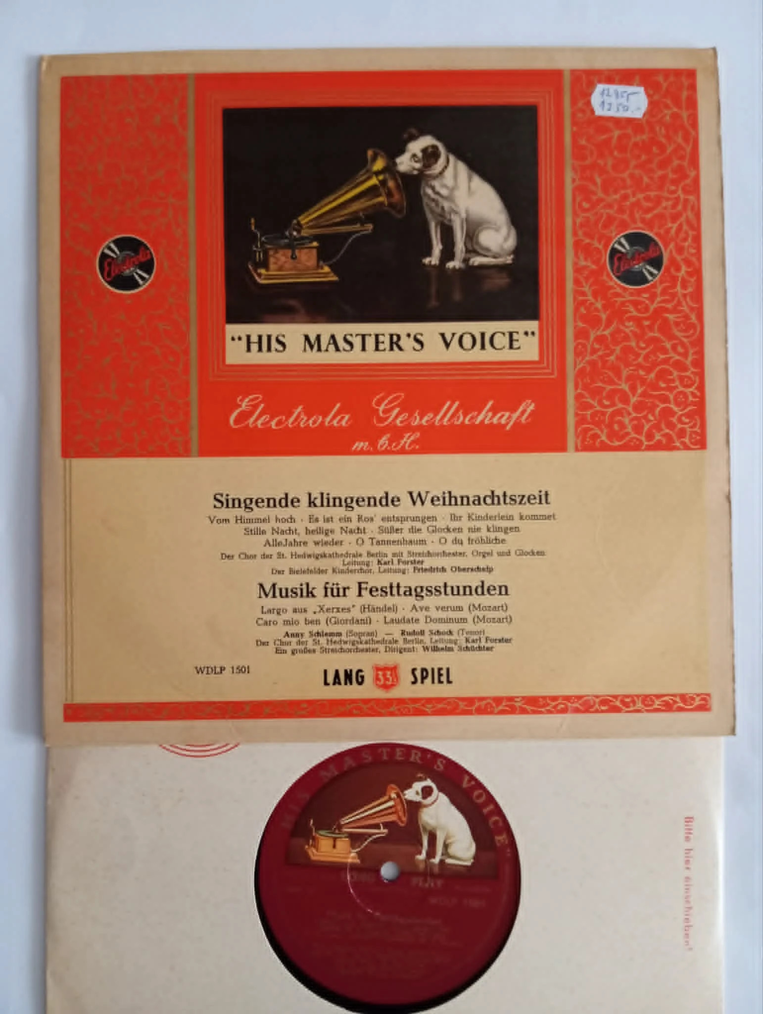 Various - Singende Klingende Weihnachtszeit / Musik Für Festtagsstunden (10", Comp)(115ND1) 1