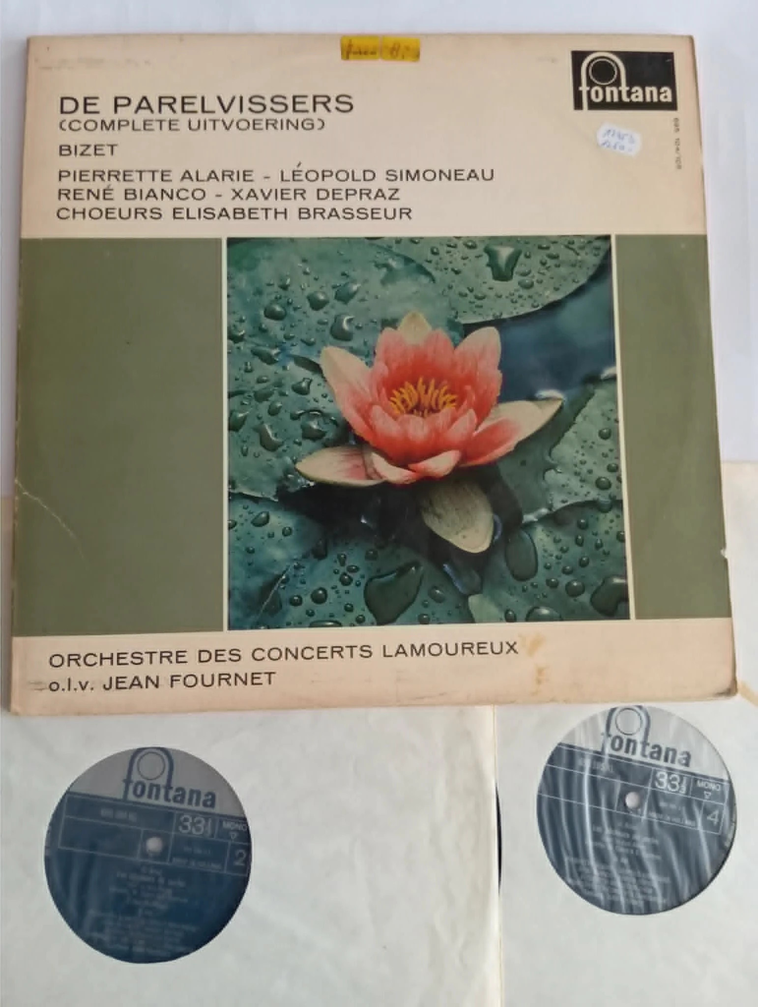 Orchestre Des Concerts Lamoureux - De Parelvissers (Complete Uitvoering) (2xLP, Album)(11528) 1