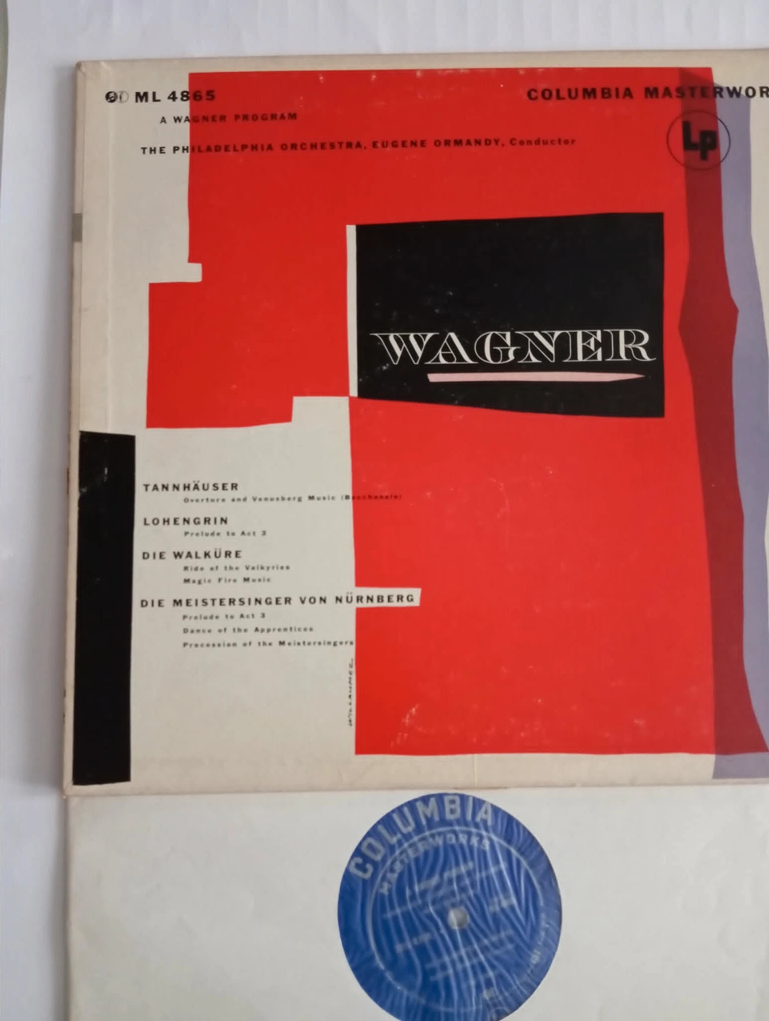 Ormandy, The Philadelphia Orch. / Wagner - A Wagner Program (LP, Mono)(115ND1) 1