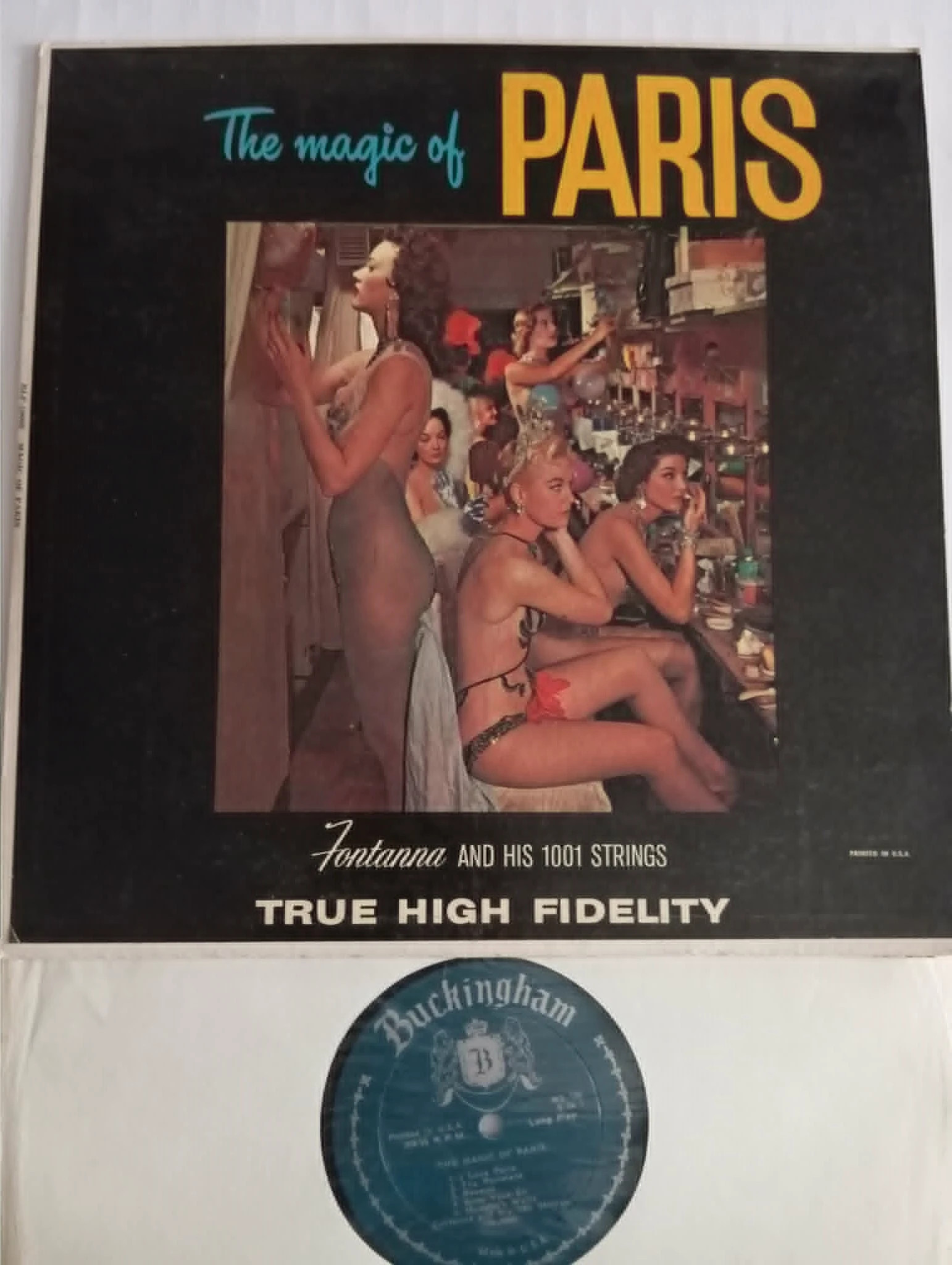 Fontanna And His 1001 Strings - The Magic Of Paris (LP, Album)(11528) 1
