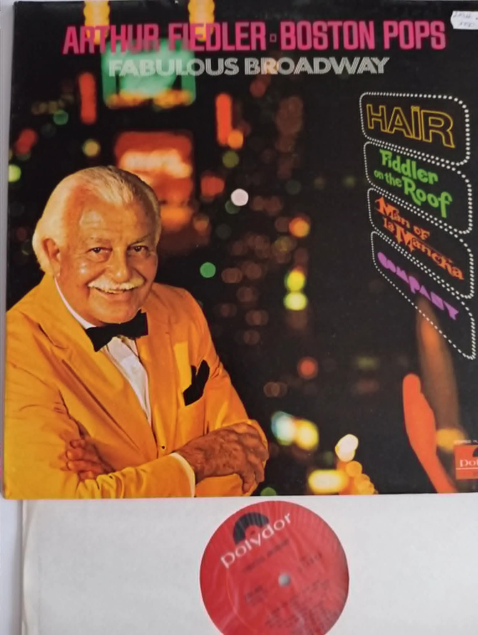 Arthur Fiedler, Boston Pops - Fabulous Broadway (LP, Album, Gat)(115ND1) 1