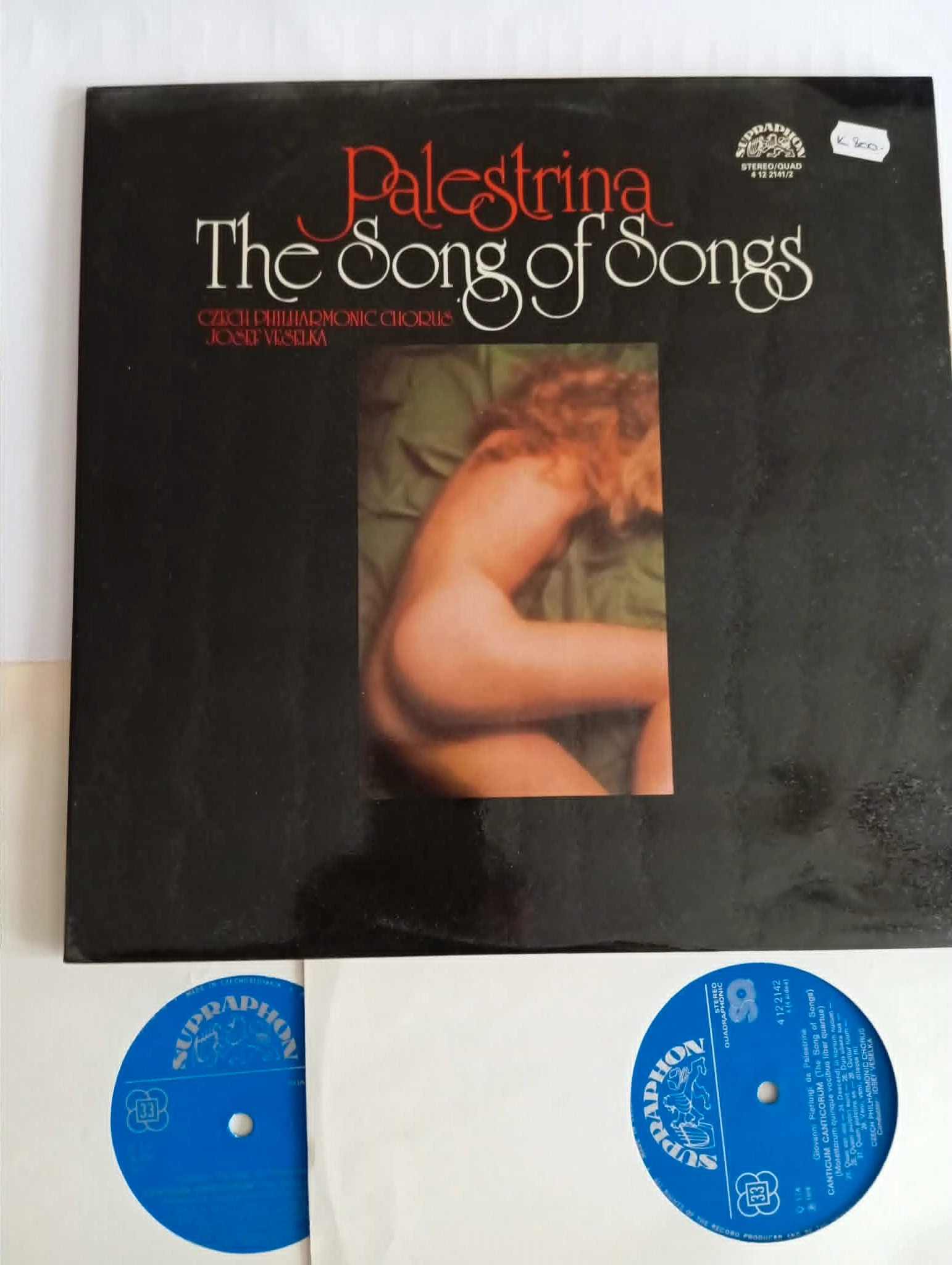 Palestrina, Czech Philharmonic Chorus,Veselka - The Song Of Songs (2xLP, Album, Quad)(11528) 1