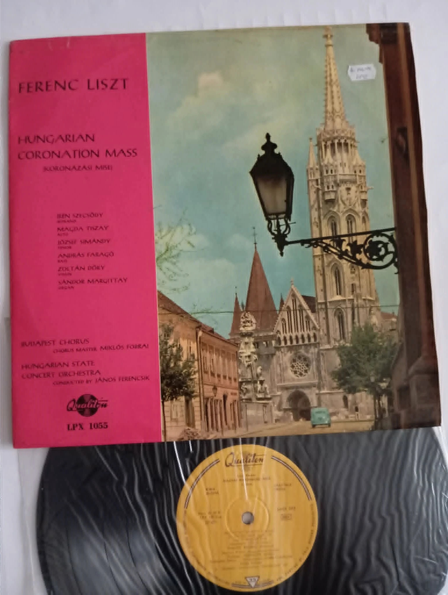 Liszt,Hungarian State Symph. Orch. ,Ferencsik - Hungarian Coronation Mass (LP, Mono)(115ND1) 1