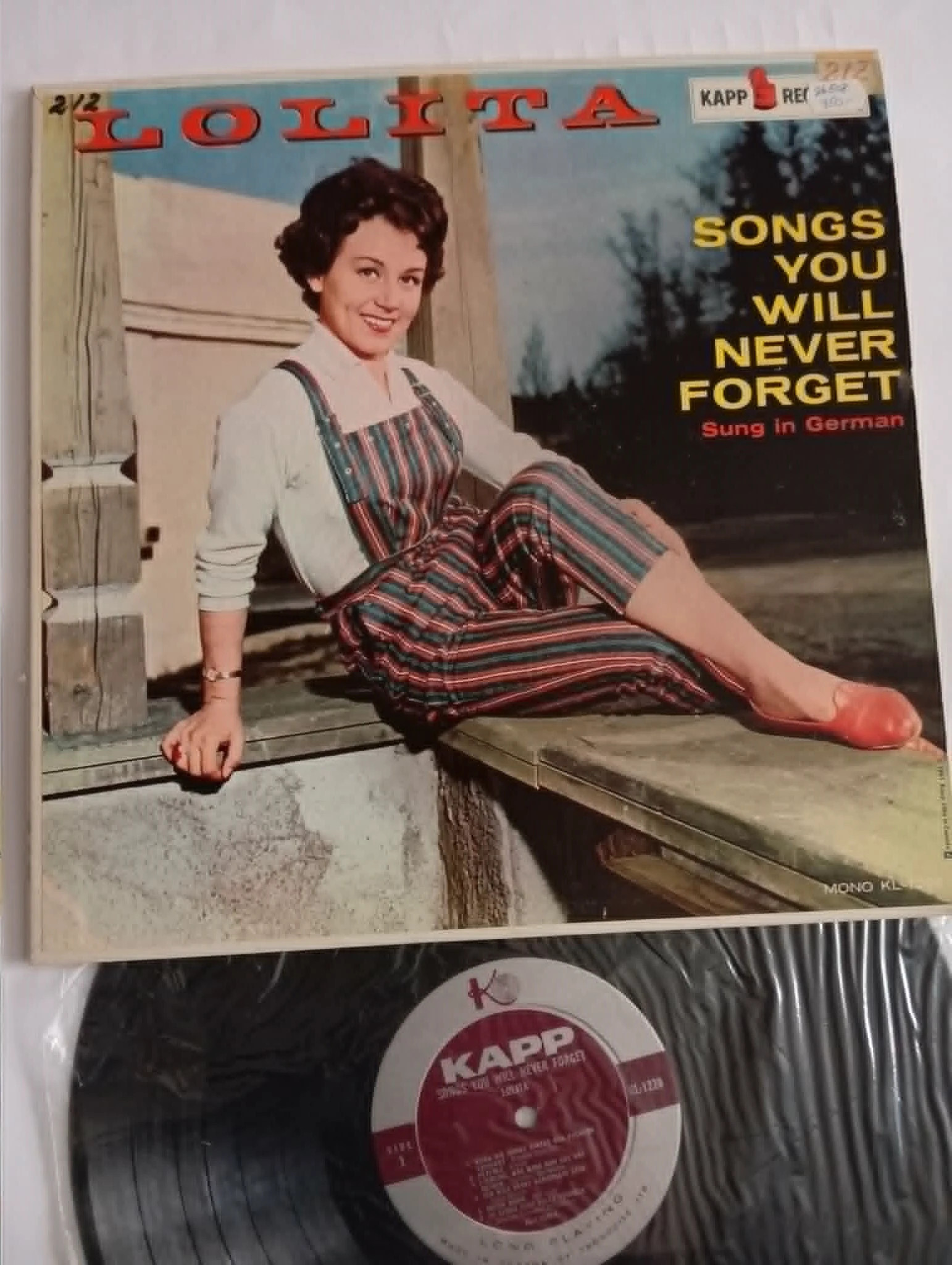 Lolita - Songs You Will Never Forget (Sung In German) (LP, Album, Mono)(11528) 1
