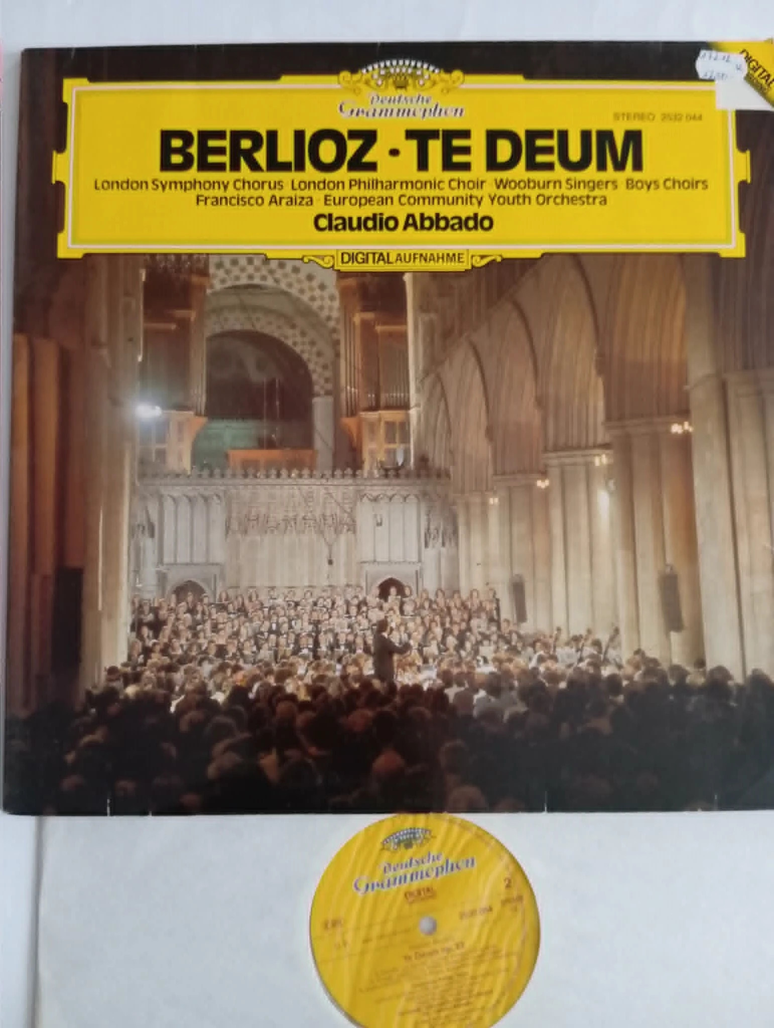 Berlioz,Francisco Araiza,Abbado - Te Deum (LP) (115ND1) 1