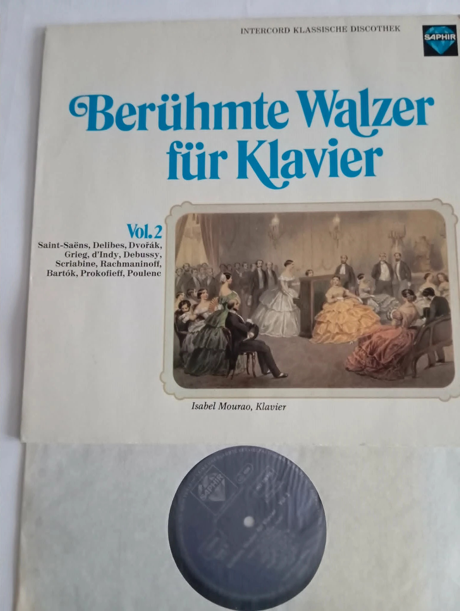 Isabel Mourao - Berühmte Walzer Für Klavier Vol. 2 (LP)(11528) 1