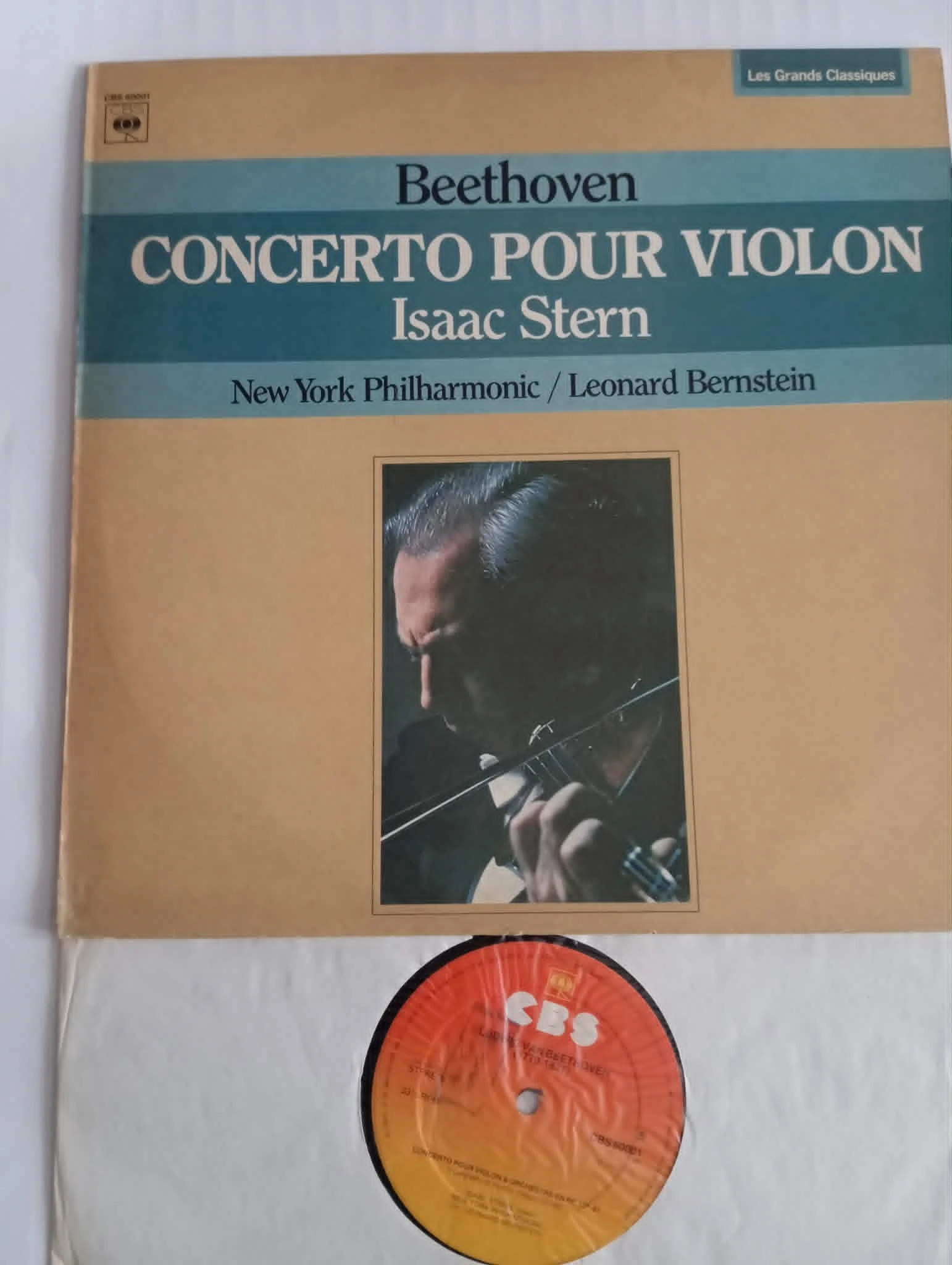 Beethoven,Stern,Bernstein / New York Philharmonic - Concerto Pour Violon (LP)(115ND1) 1