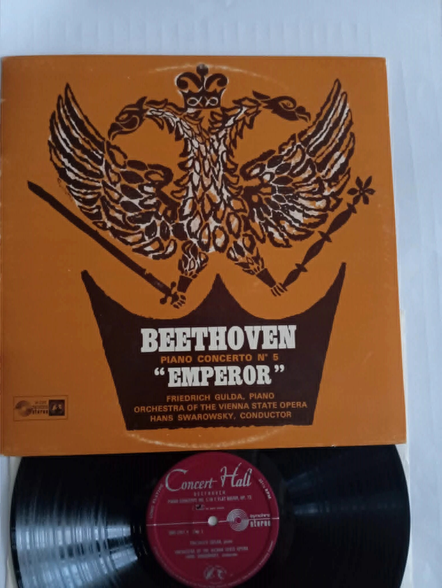 Beethoven,Gulda ,Swarowsky - Piano Concerto No. 5 In E Flat Major, Op. 73 (“Emperor) (LP)(115ND1) 1