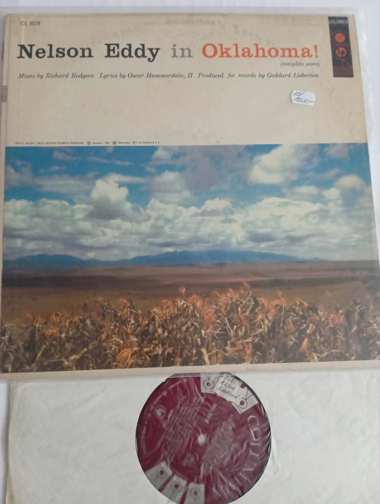 Nelson Eddy - Oklahoma! (LP, Mono)(115p) 1