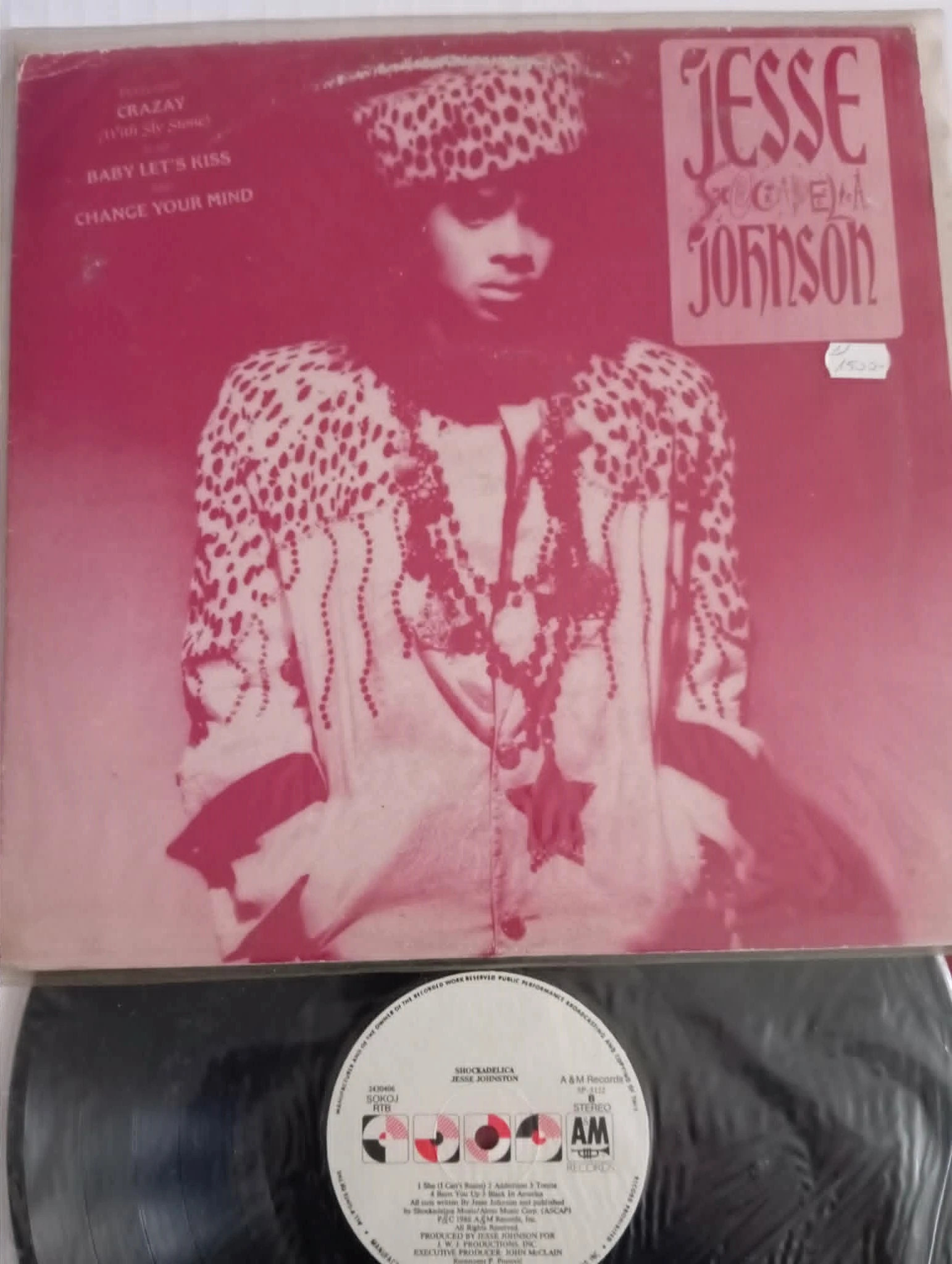 Jesse Johnson - Shockadelica (LP, Album)(1p) 1