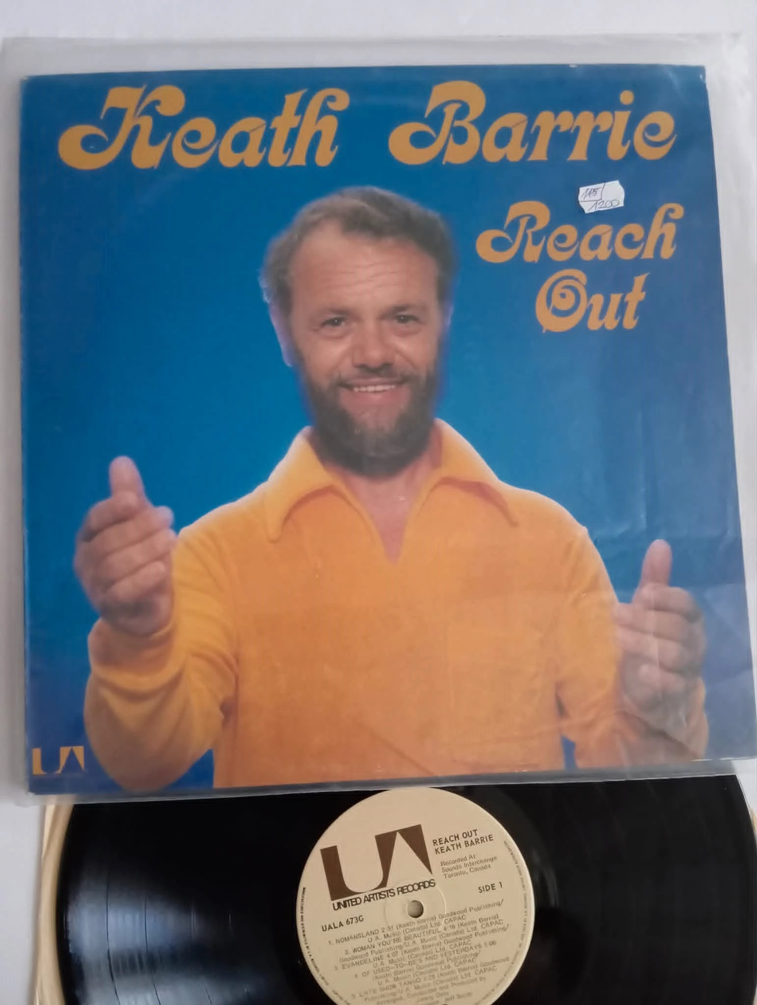 Keath Barrie - Reach Out (LP, Album)(115p) 1