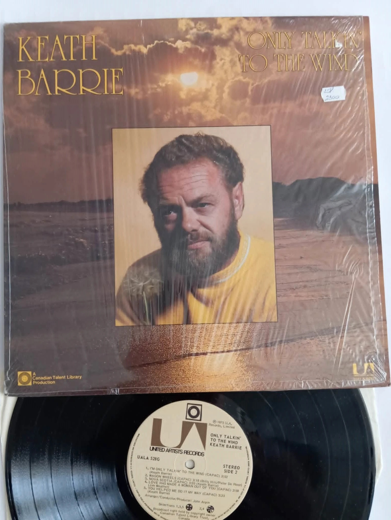 Keath Barrie - Only Talkin' To The Wind (LP, Album)(115p) 1