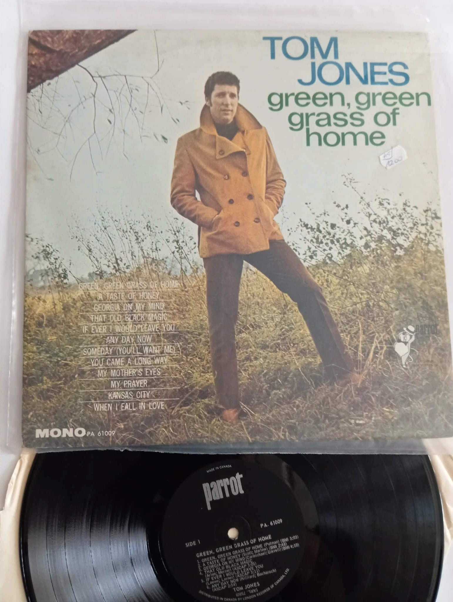Tom Jones - Green, Green Grass Of Home (LP, Album, Mono)(115p) 1