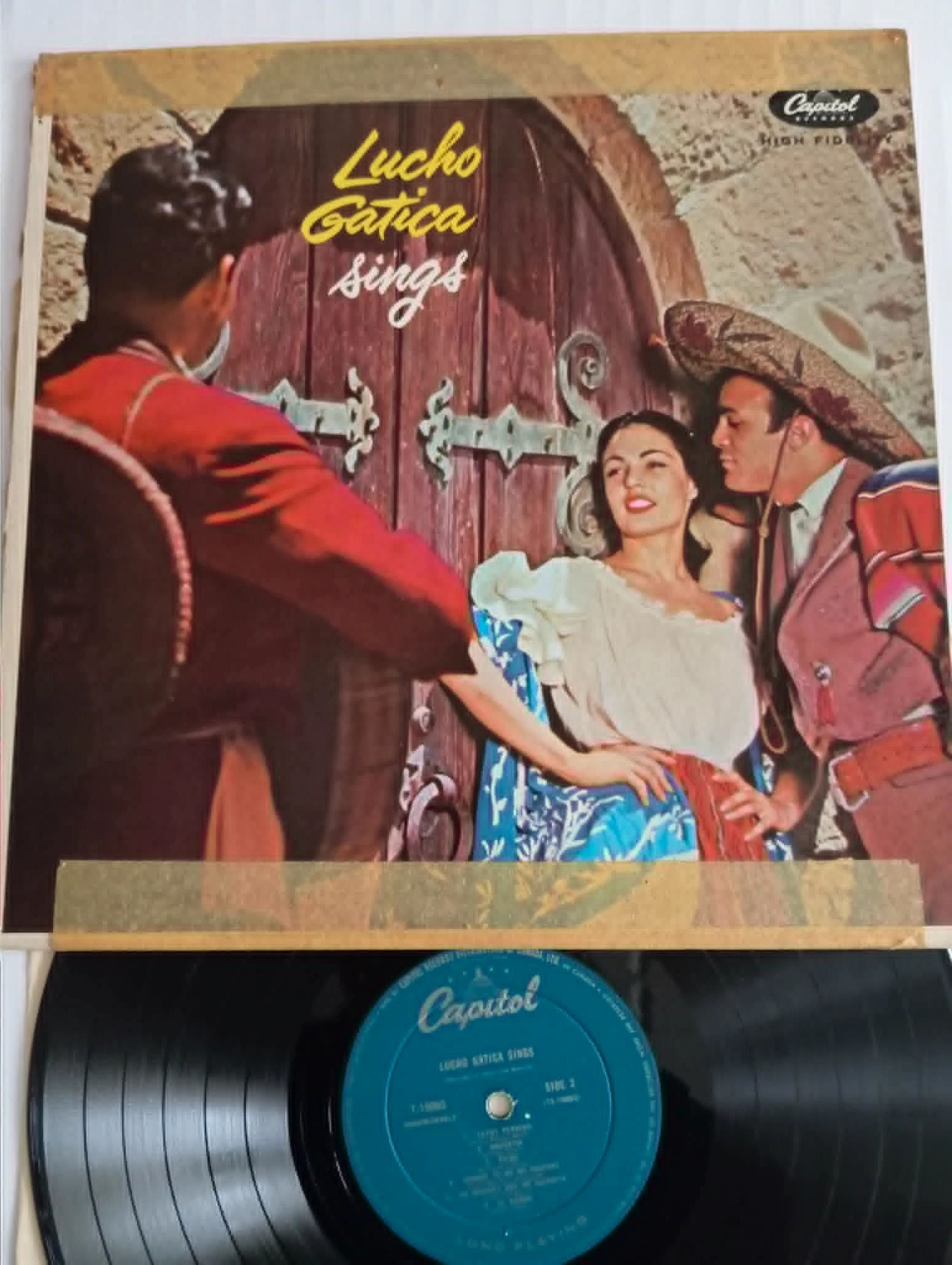 Lucho Gatica - Lucho Gatica Sings (LP, Album, Mono, RP)(115ND1) 1