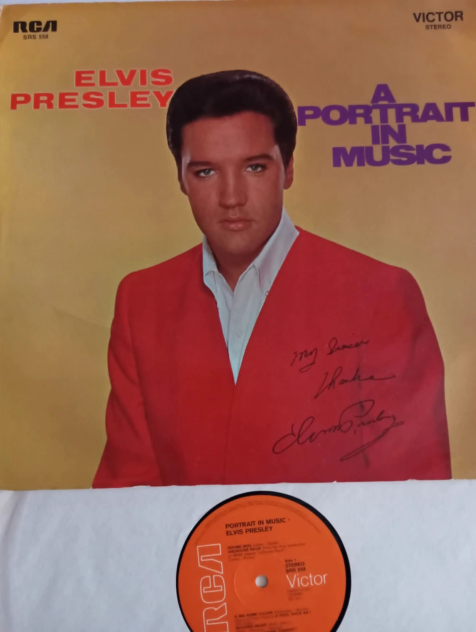 Elvis Presley - A Portrait In Music (LP, Comp, Ora)(115ND1) 1