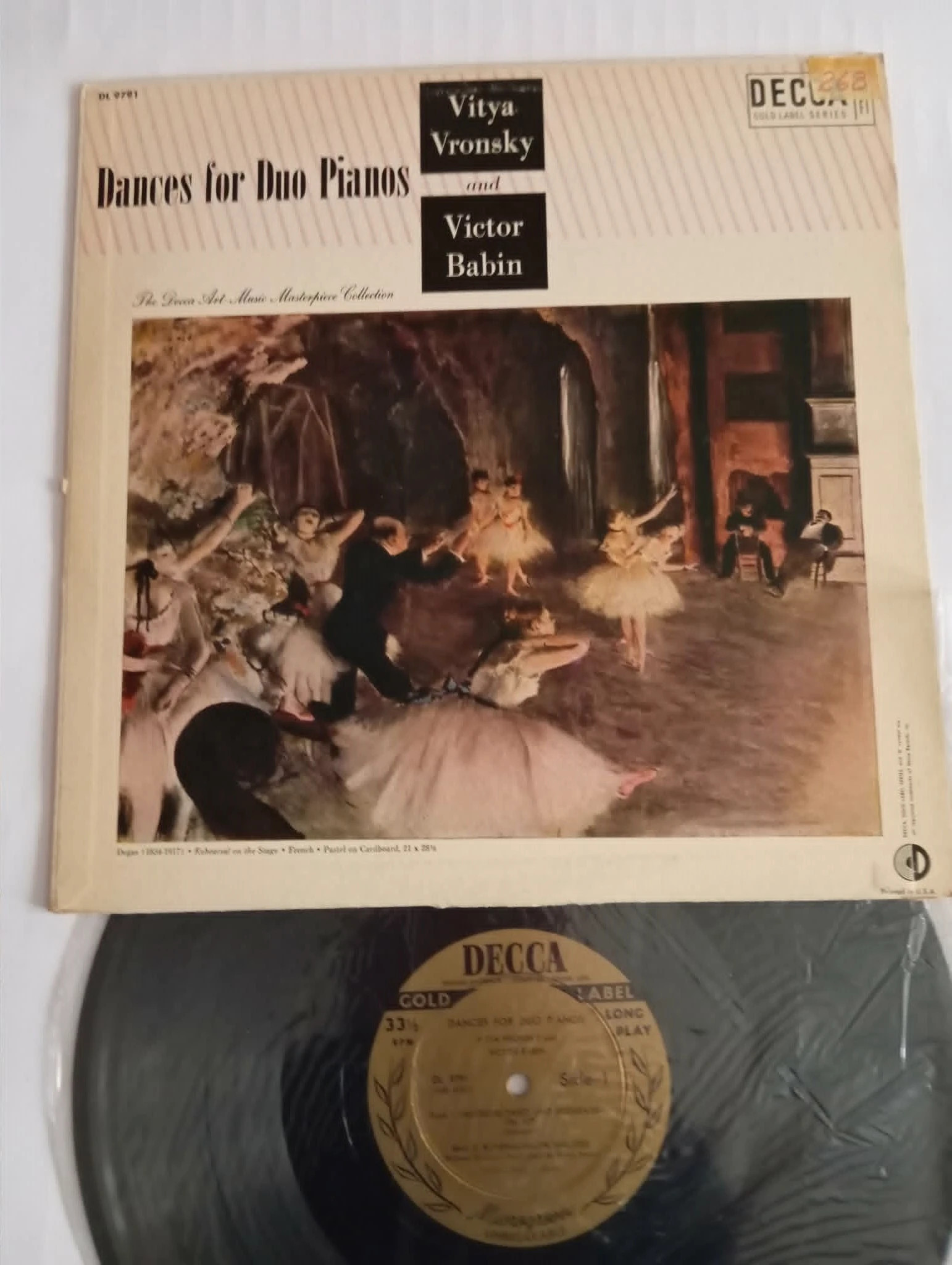 Vitya Vronsky And Victor Babin - Dances For Duo Pianos (LP, Album)(115ND1) 1