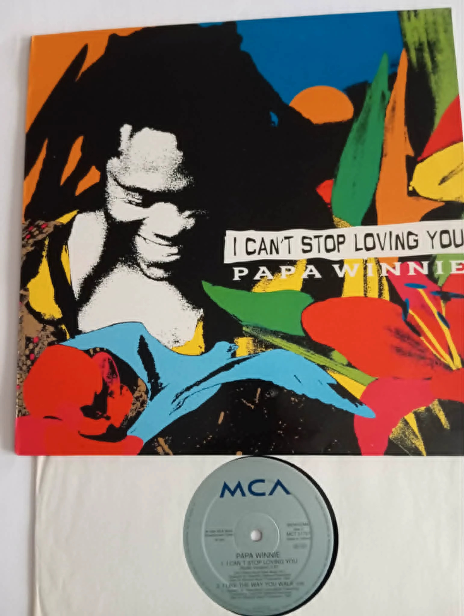 Papa Winnie - I Can't Stop Loving You (12") 1