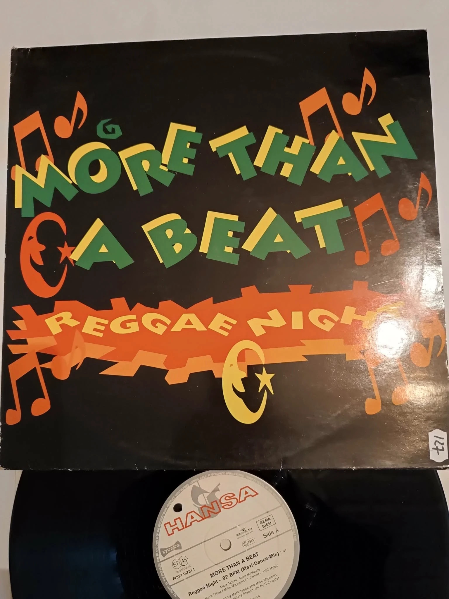 More Than A Beat - Reggae Night (12", Maxi) 1