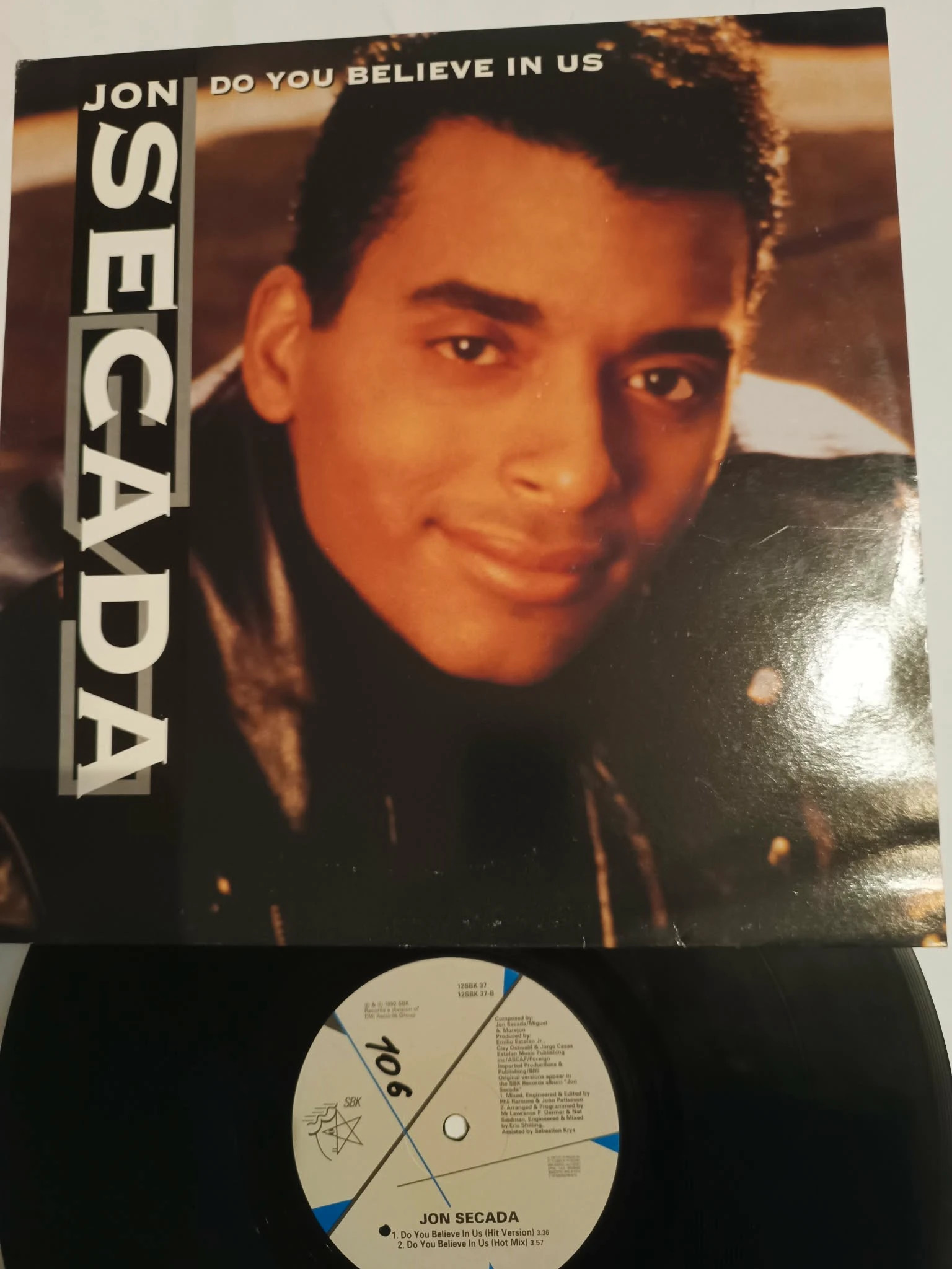 Jon Secada - Do You Believe In Us (12") 1