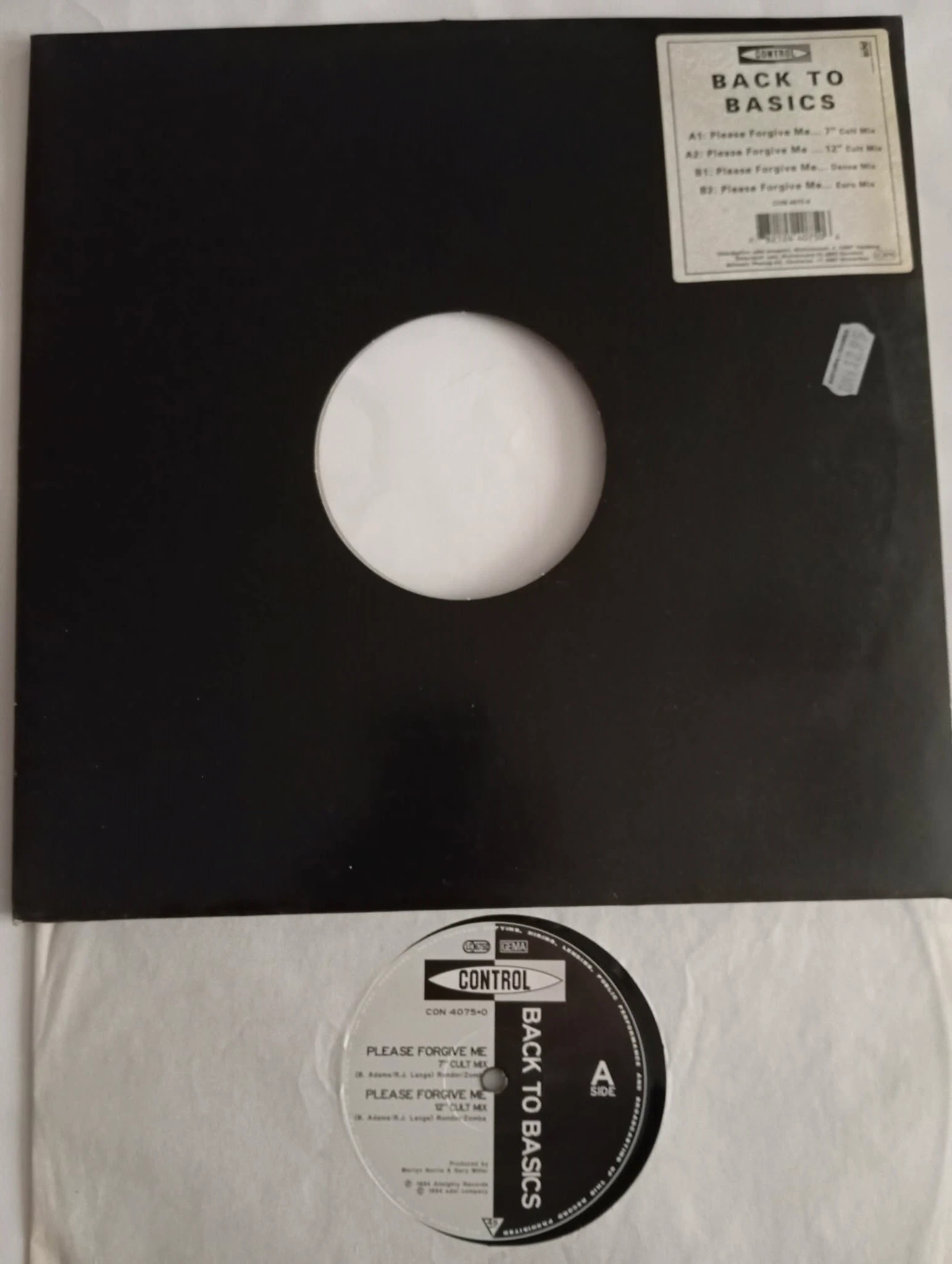 Back To Basics - Please Forgive Me (12") 1