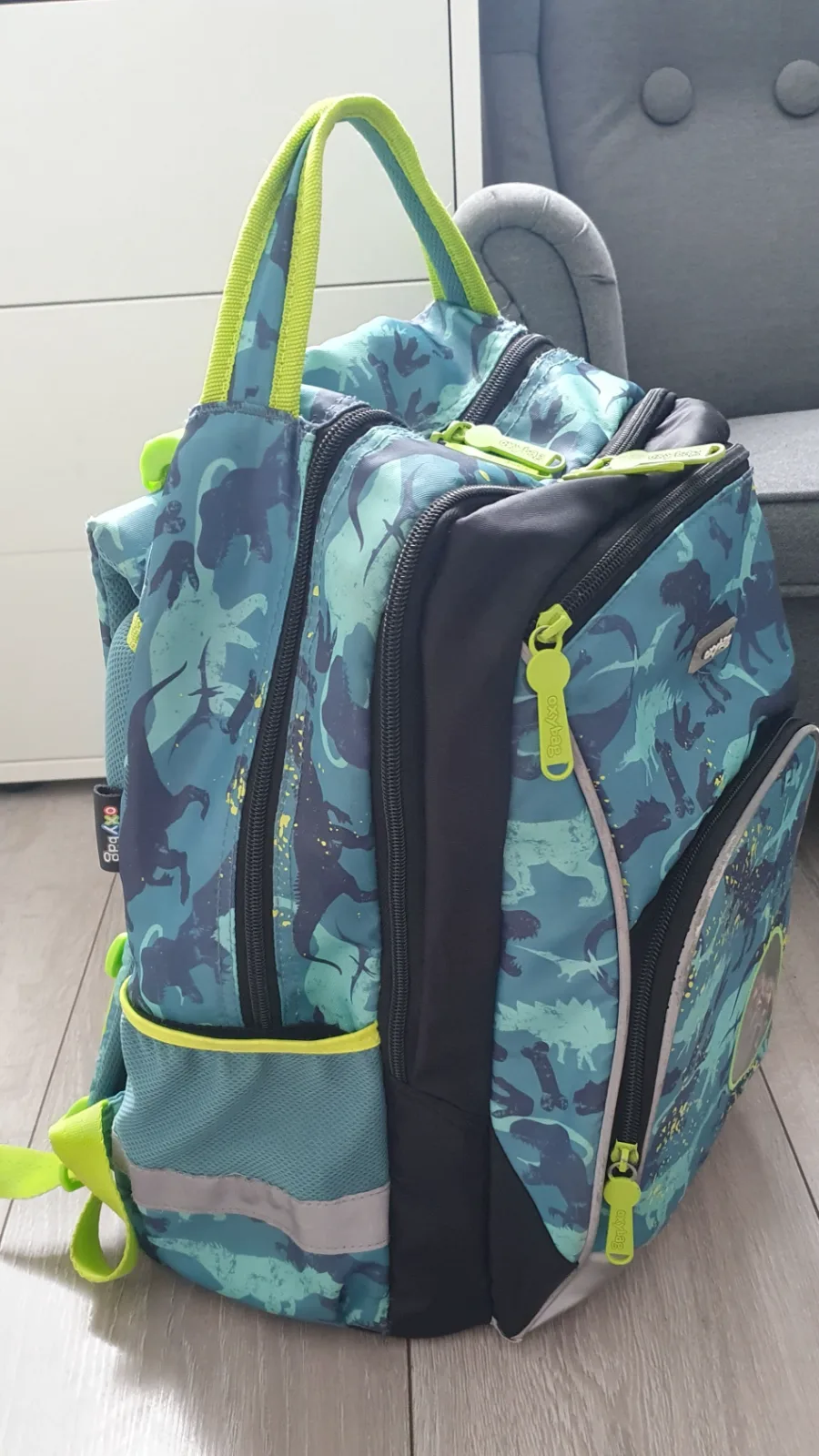 Oxybag DINO iskolatáska 3