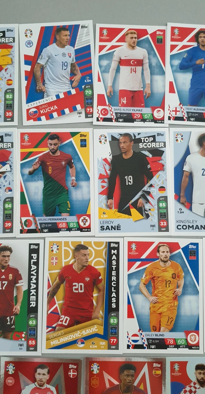UEFA Euro 2024 kártyacsomag 23db 4