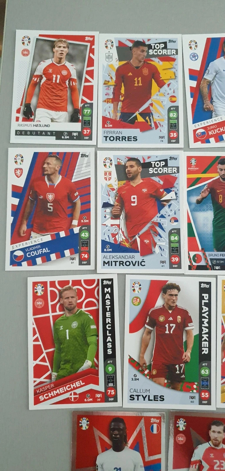 UEFA Euro 2024 kártyacsomag 23db 3