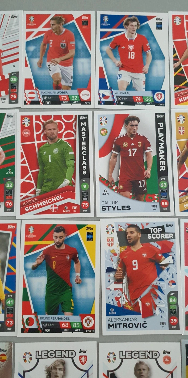 UEFA Euro 2024 kártyacsomag 22db 4