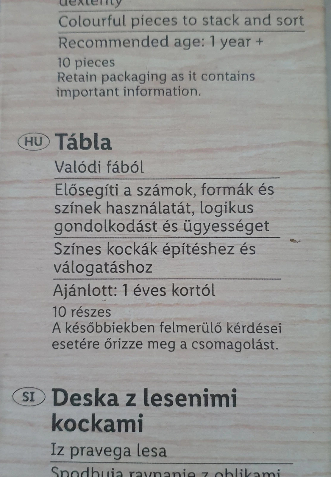 Forma és szín válogató 4
