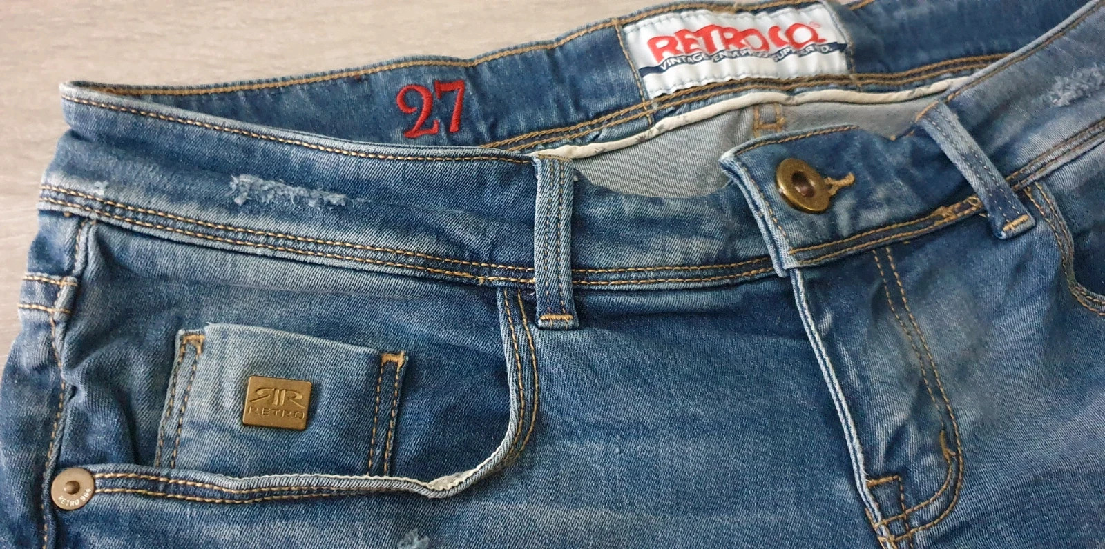 Retro Jeans rövidnadrág 3