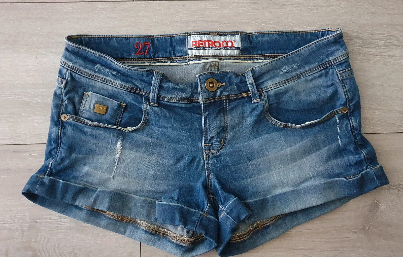 Retro Jeans rövidnadrág 2