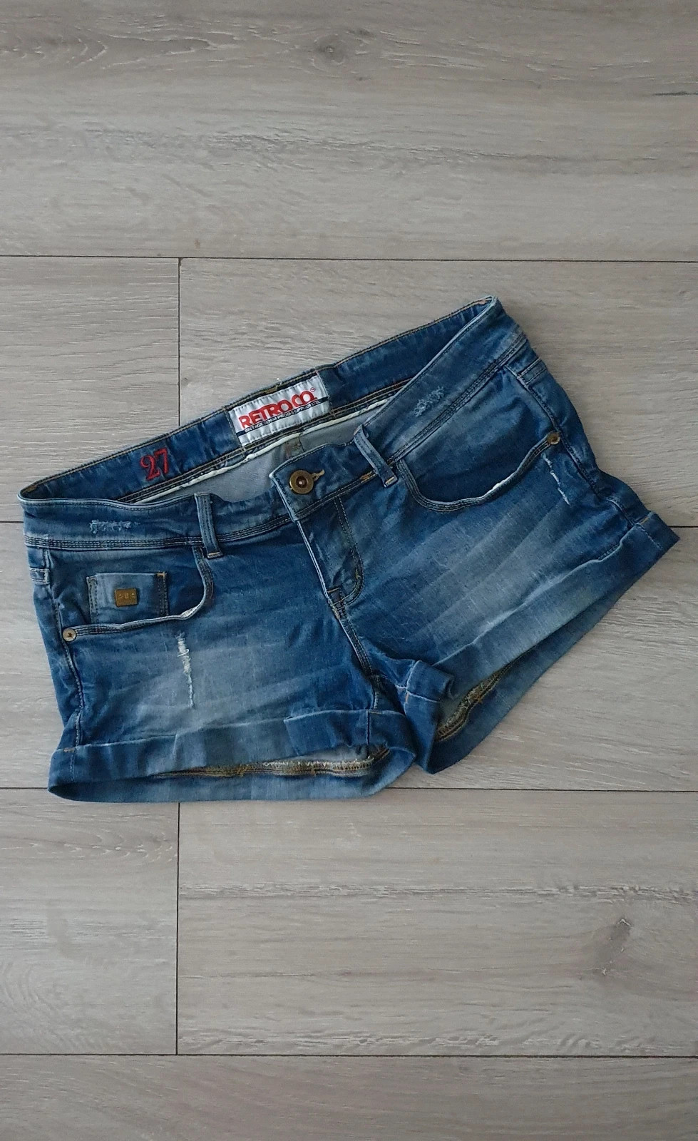 Retro Jeans rövidnadrág 1