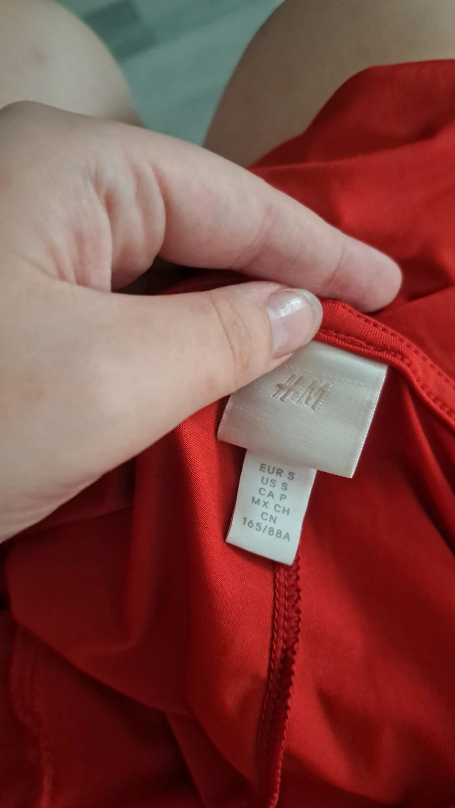 H&M piros pillangó ujjú body+ Shoeby cargo maxi bőrszoknya szett L méretre 3