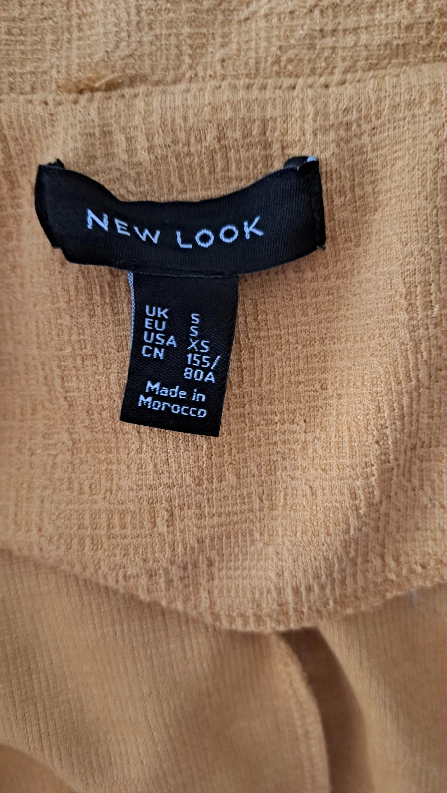 New Look mustársárga őszi/tavaszi kabátka 2