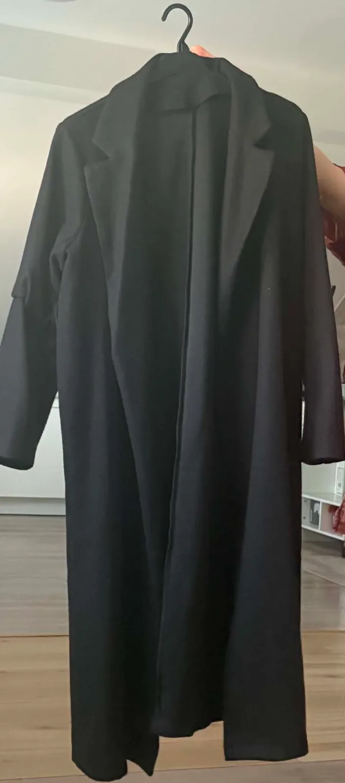Fekete hosszú kabát/felöltő 2